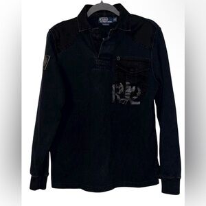 Vintage 90s Polo Ralph Lauren Special Issue Rugby Bleeker NYC Polo - Small